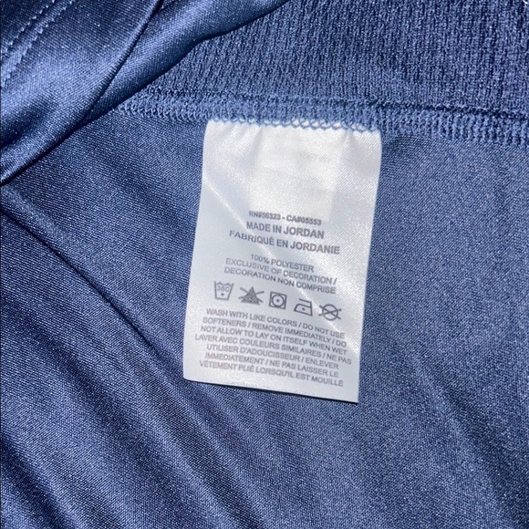 Nike Blue Fitted Athletic Tank Top - Picture 8 of 9